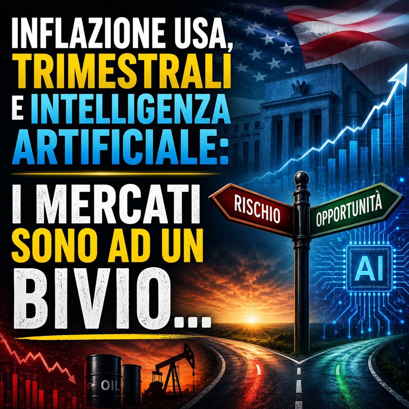 Inflazione USA, trimestrali e intelligenza artificiale: I mercati sono ad un bivio... episode artwork