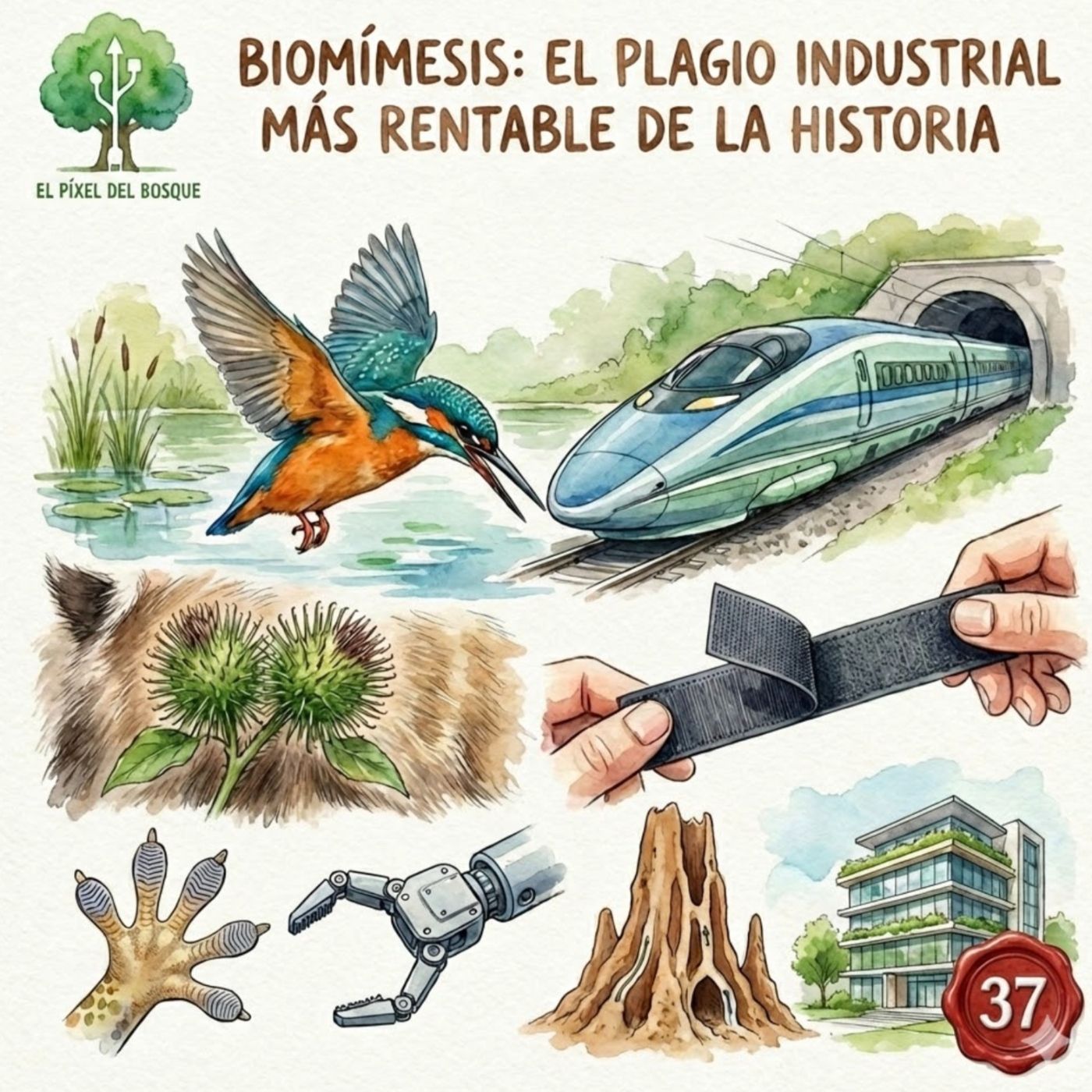 Portada de El Pixel del Bosque