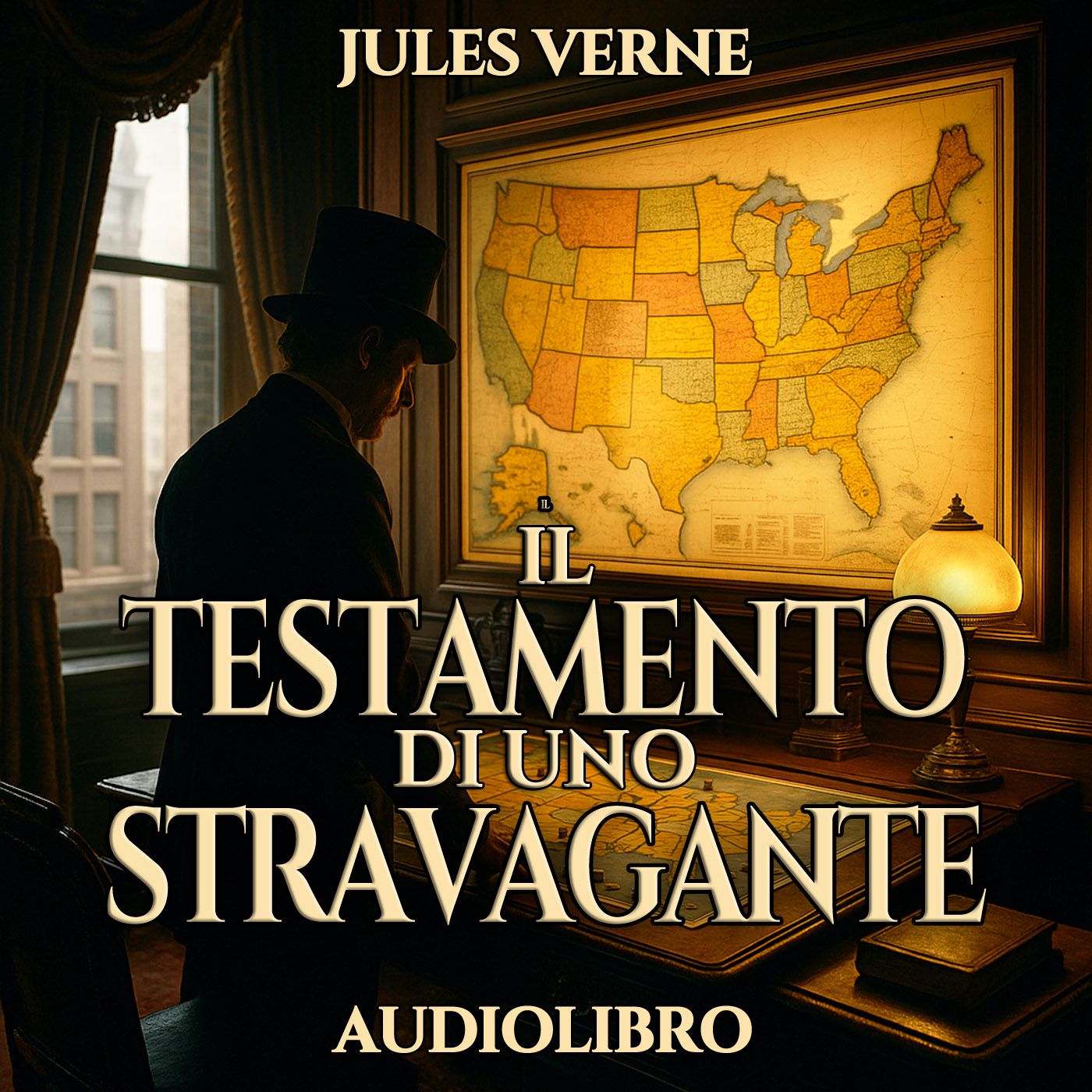 Copertina di Audiolibro il Testamento di uno Stravagante - Jules Verne