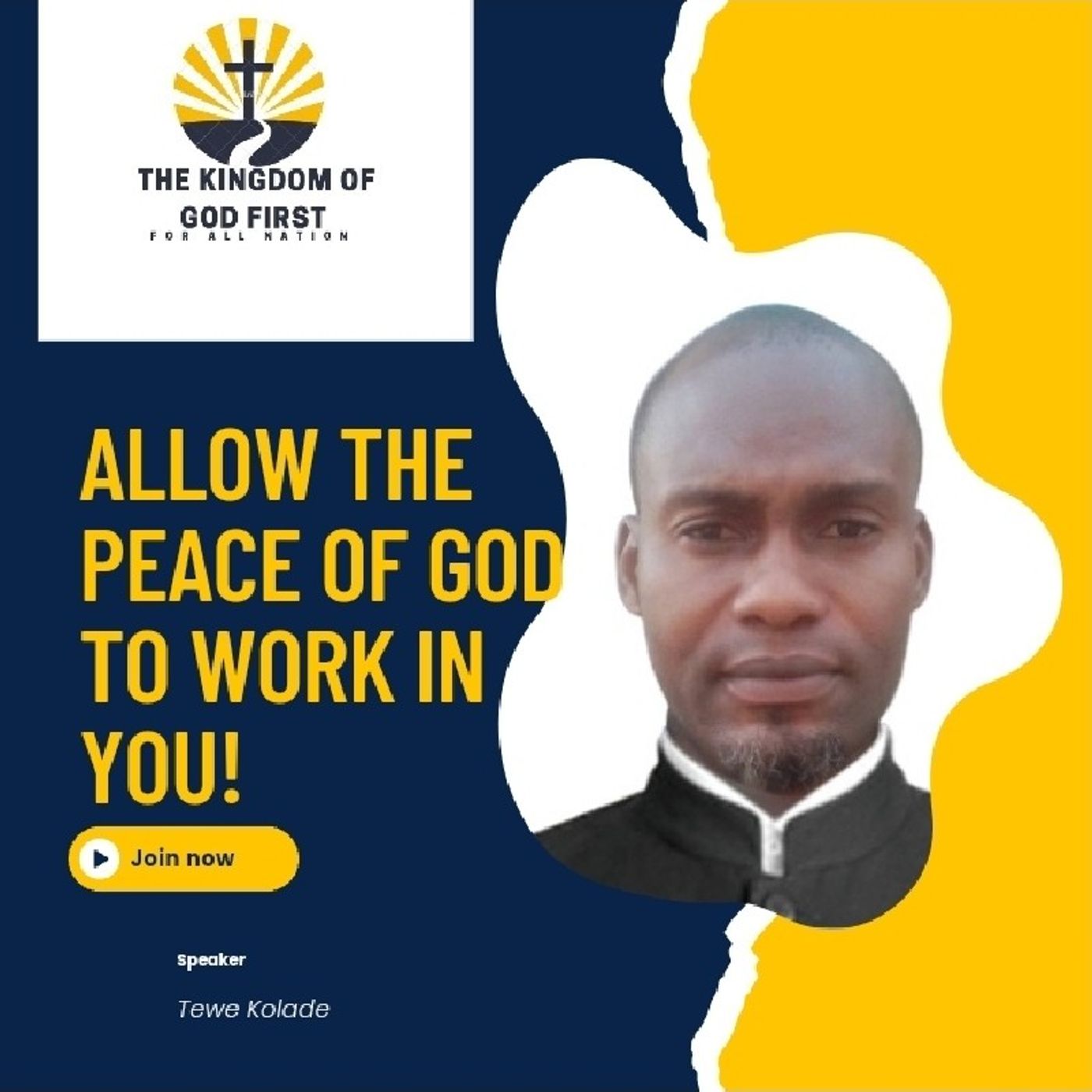 ALLOW THE PEACE OF GOD TO WORK IN YOU! episode artwork