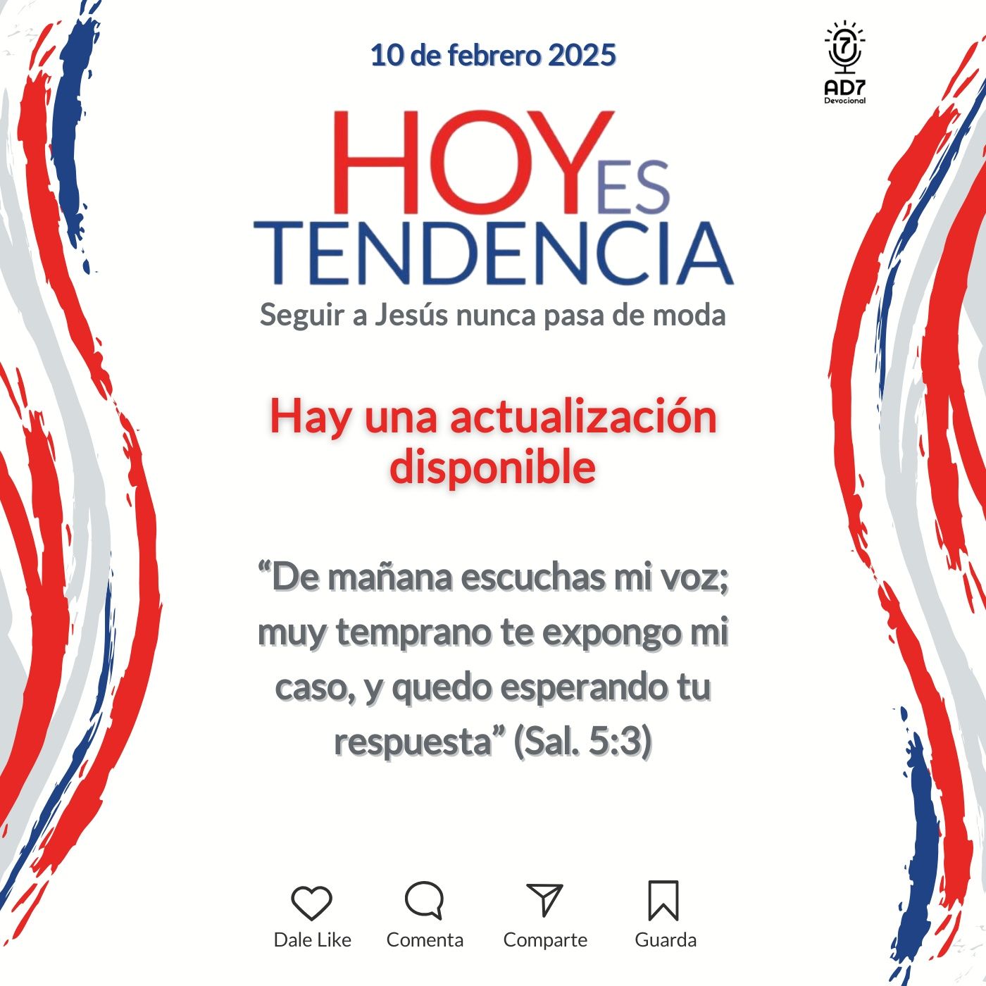 Hay una actualización disponible ~ Devocional de Jóvenes ~ 10 de febrero 2025