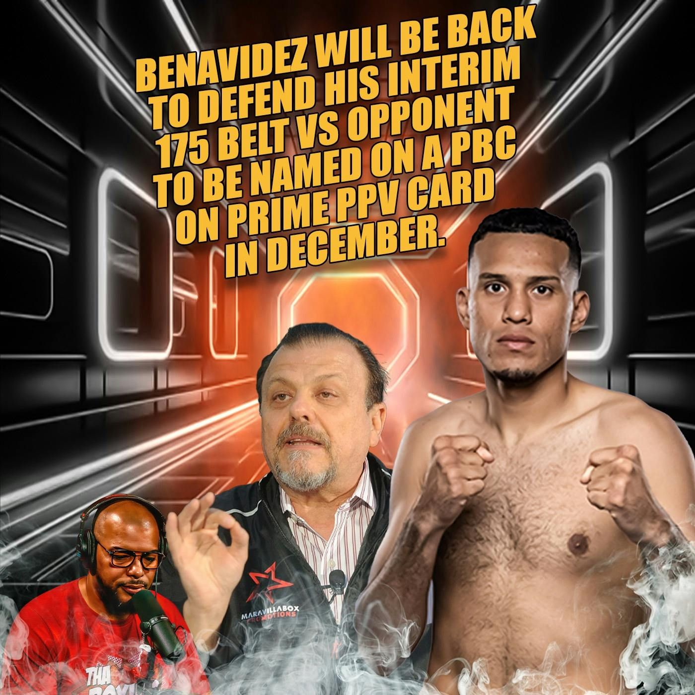 ☎️David Benavidez Will Defend His WBC Interim 175 Belt vs TBA On PBC On Prime PPV In December😱 episode artwork