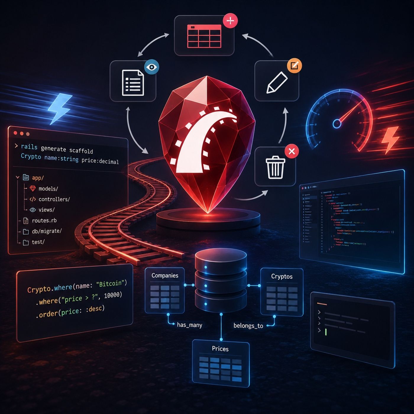 Course 37 - Building Web Apps with Ruby On Rails | Episode 6: Automated Scaffolding vs. Manual CRUD Development episode artwork