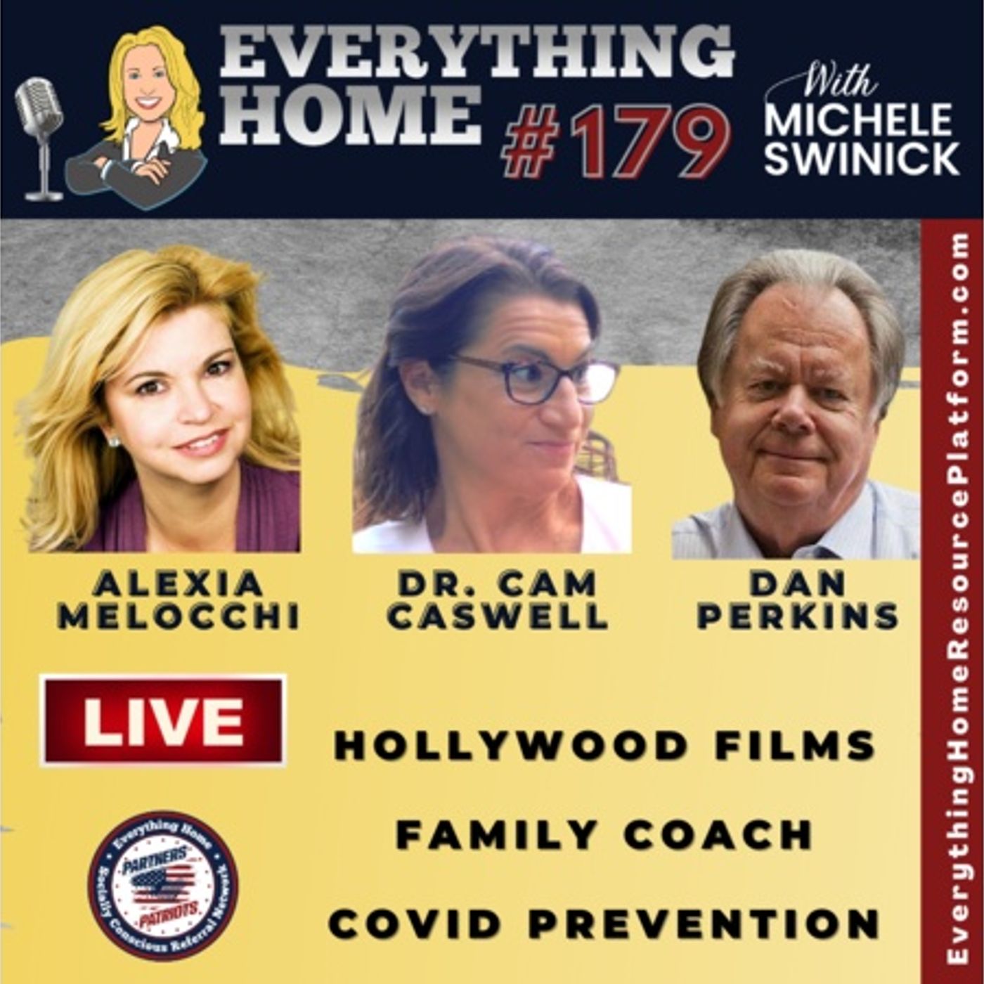 179 LIVE: Hollywood Films, Gut Health, Family Coach, Cannabis, Recording Artist episode artwork