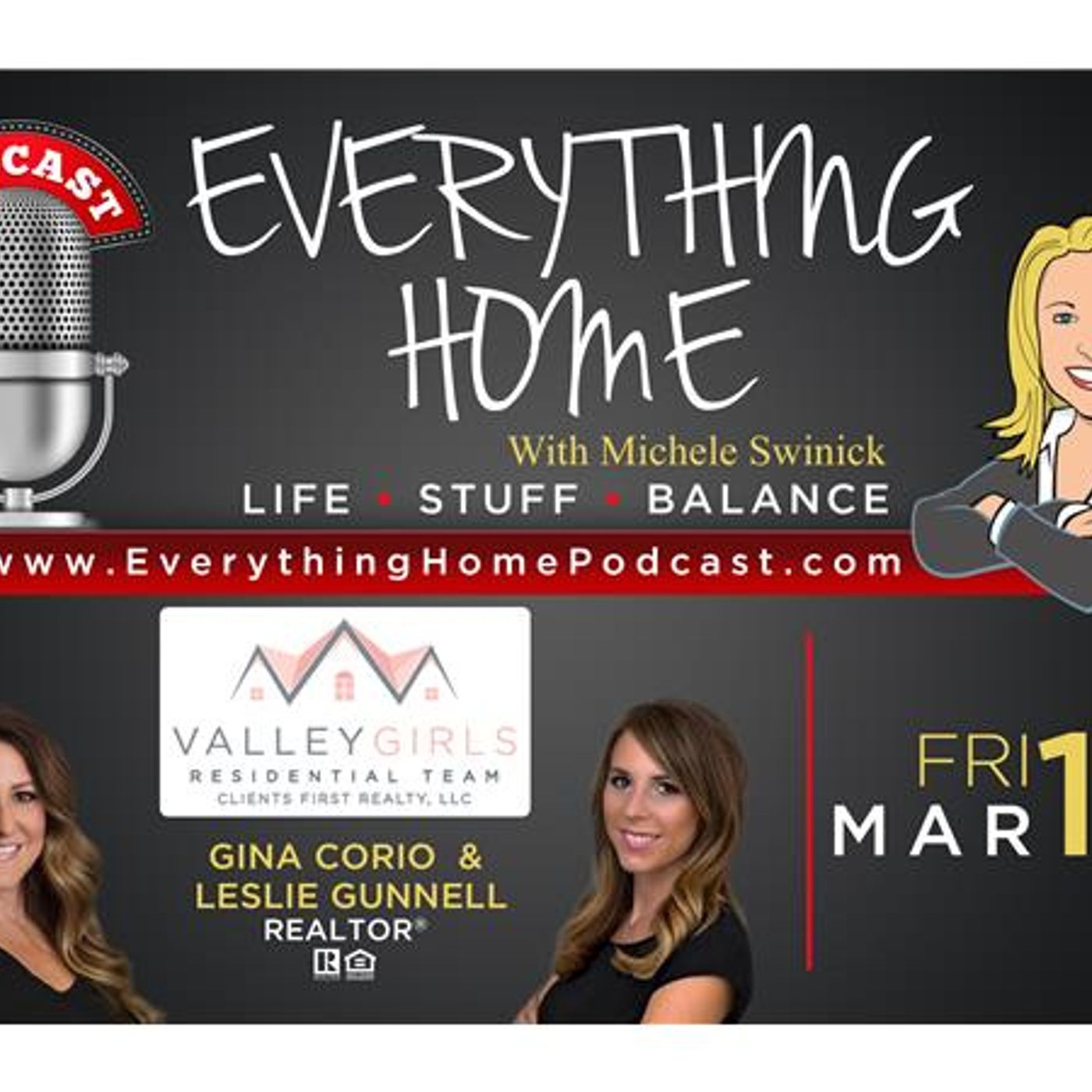 MAR 16: REAL ESTATE IN PHOENIX, AZ - Leslie Gunnell & Gina Corio - Realtors episode artwork
