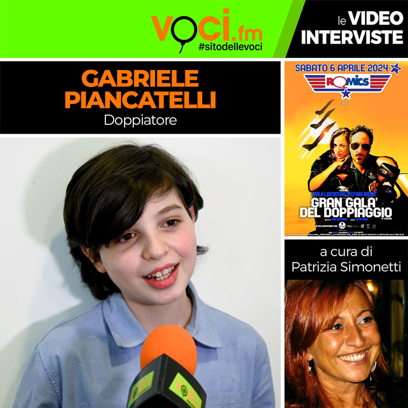 GABRIELE PIANCATELLI  Vocina del Futuro al  "GRAN GALA' DEL DOPPIAGGIO" su VOCI.fm episode artwork