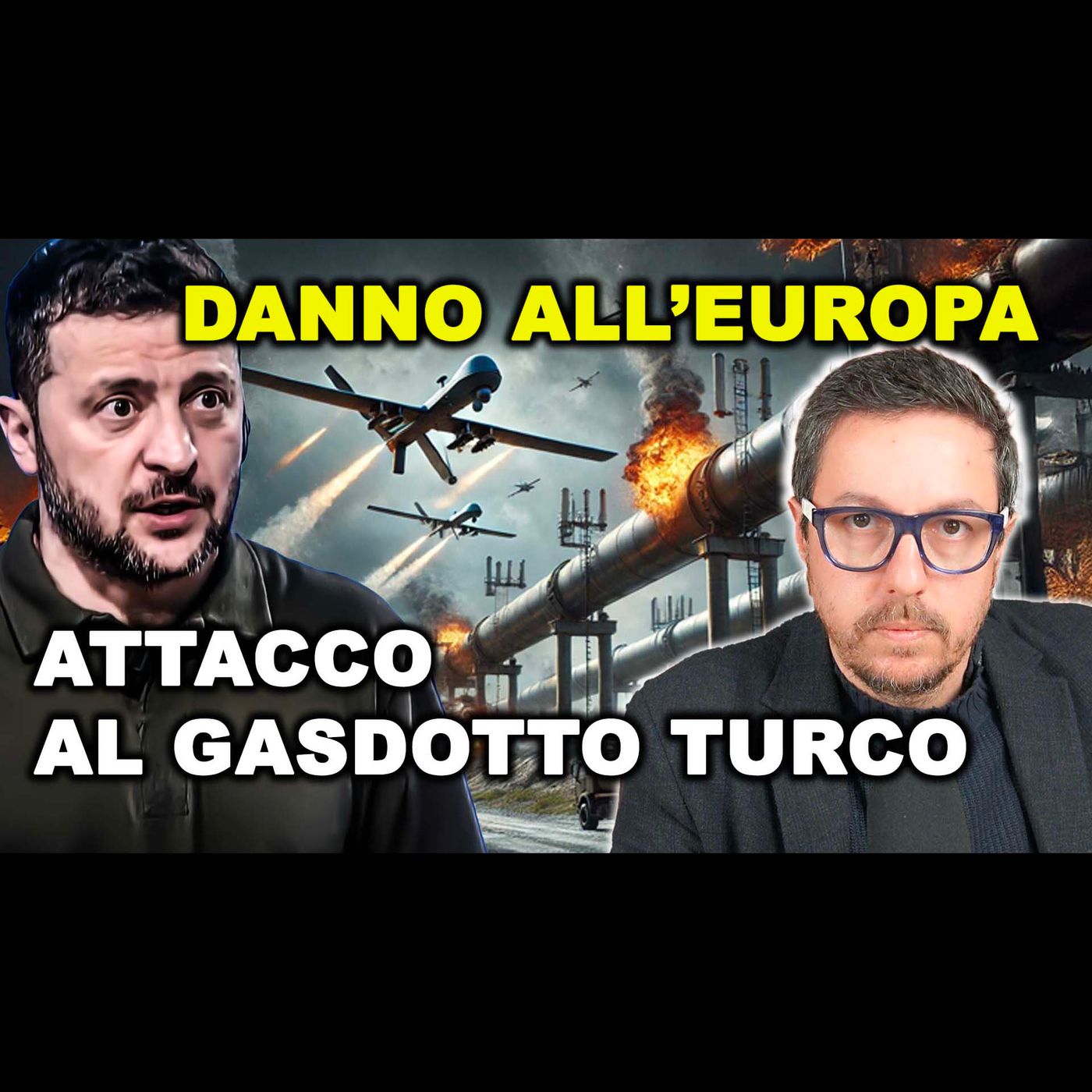 L’UCRAINA ATTACCA IL GASDOTTO TURKSTREAM che porta GAS alla Turchia e all’Europa
