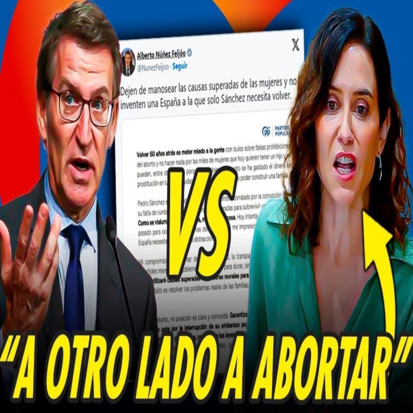 AYUSO VS FEIJÓO CON EL ABORTO Y EL NEGOCIO DE LAS CLÍNICAS PRIVADAS episode artwork