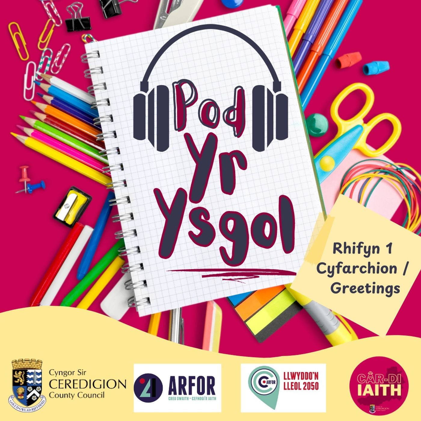 Rhifyn 1 - Cyfarchion / Greetings episode artwork