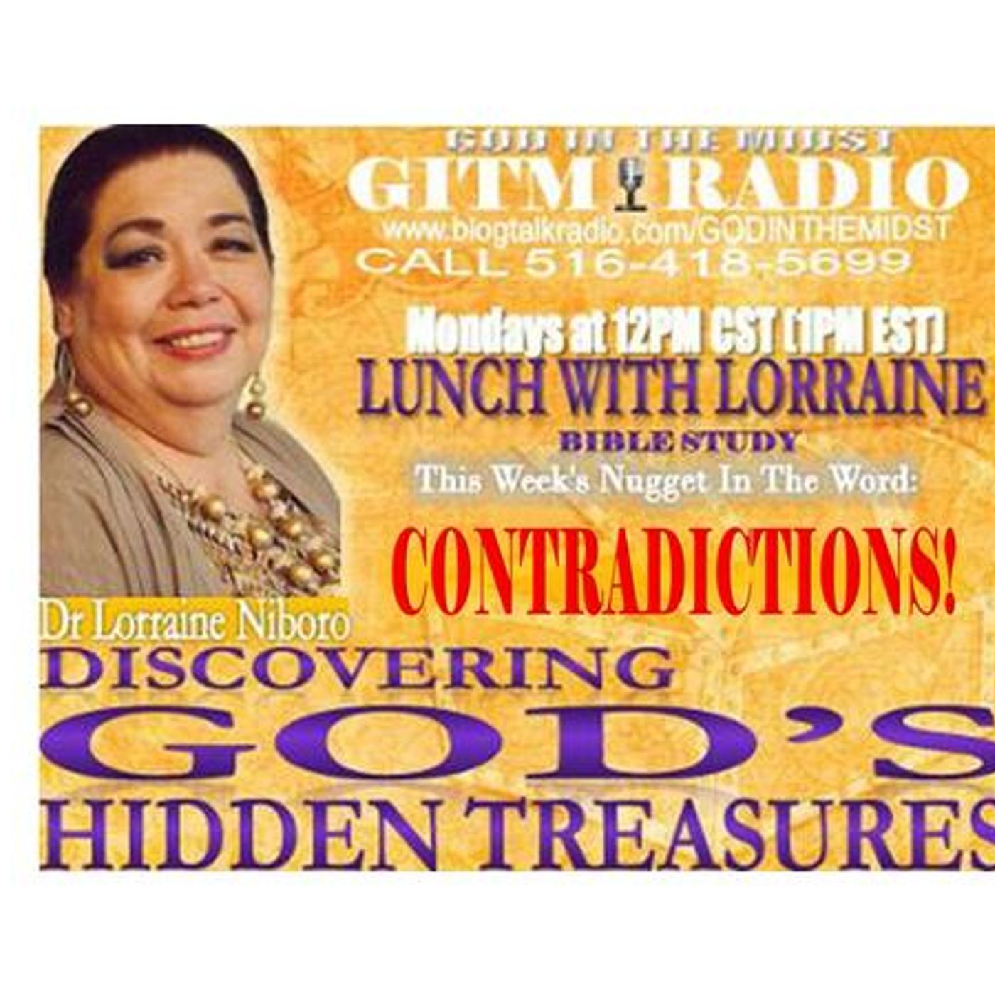 09.18.23 Lunch With Lorraine Discovering God's Hidden Treasures:CONTRADICTIONS episode artwork