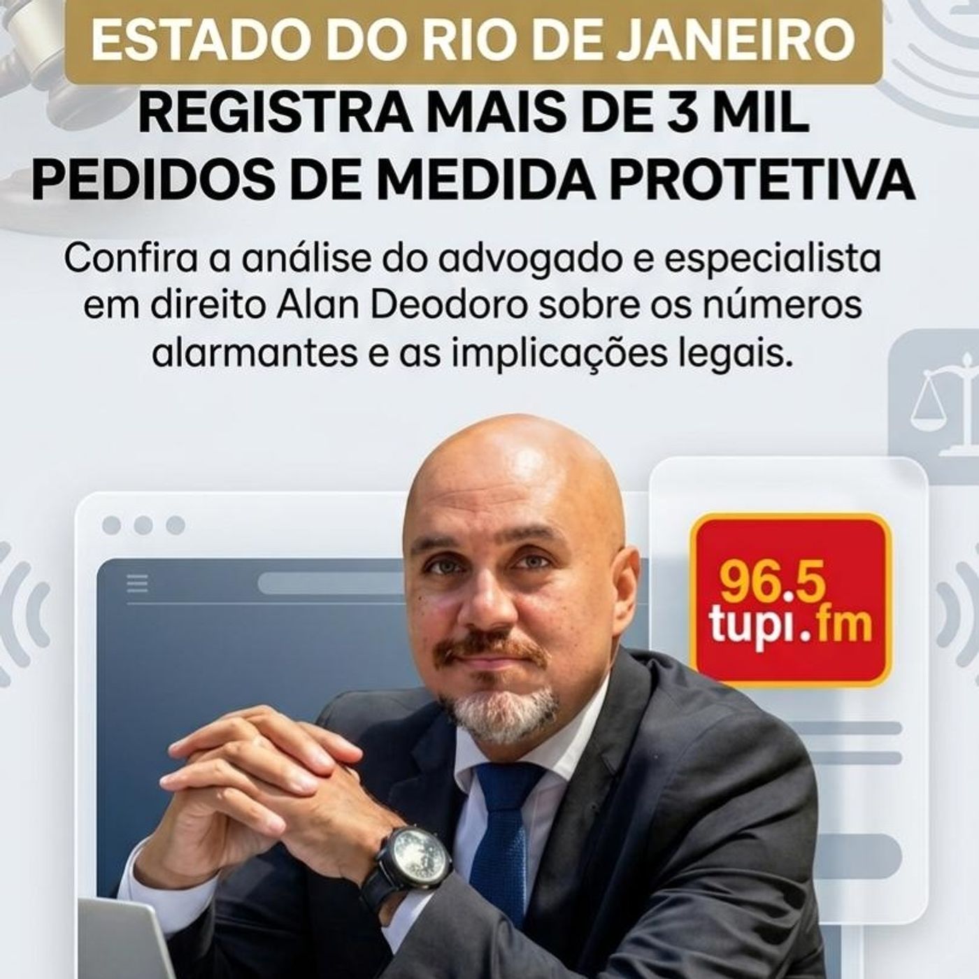 RÁDIO TUPI: ESTADO DO RJ REGISTRA MAIS DE 3 MIL PEDIDOS DE MEDIDA PROTETIVA POR VIOLÊNCIA DOMÉSTICA