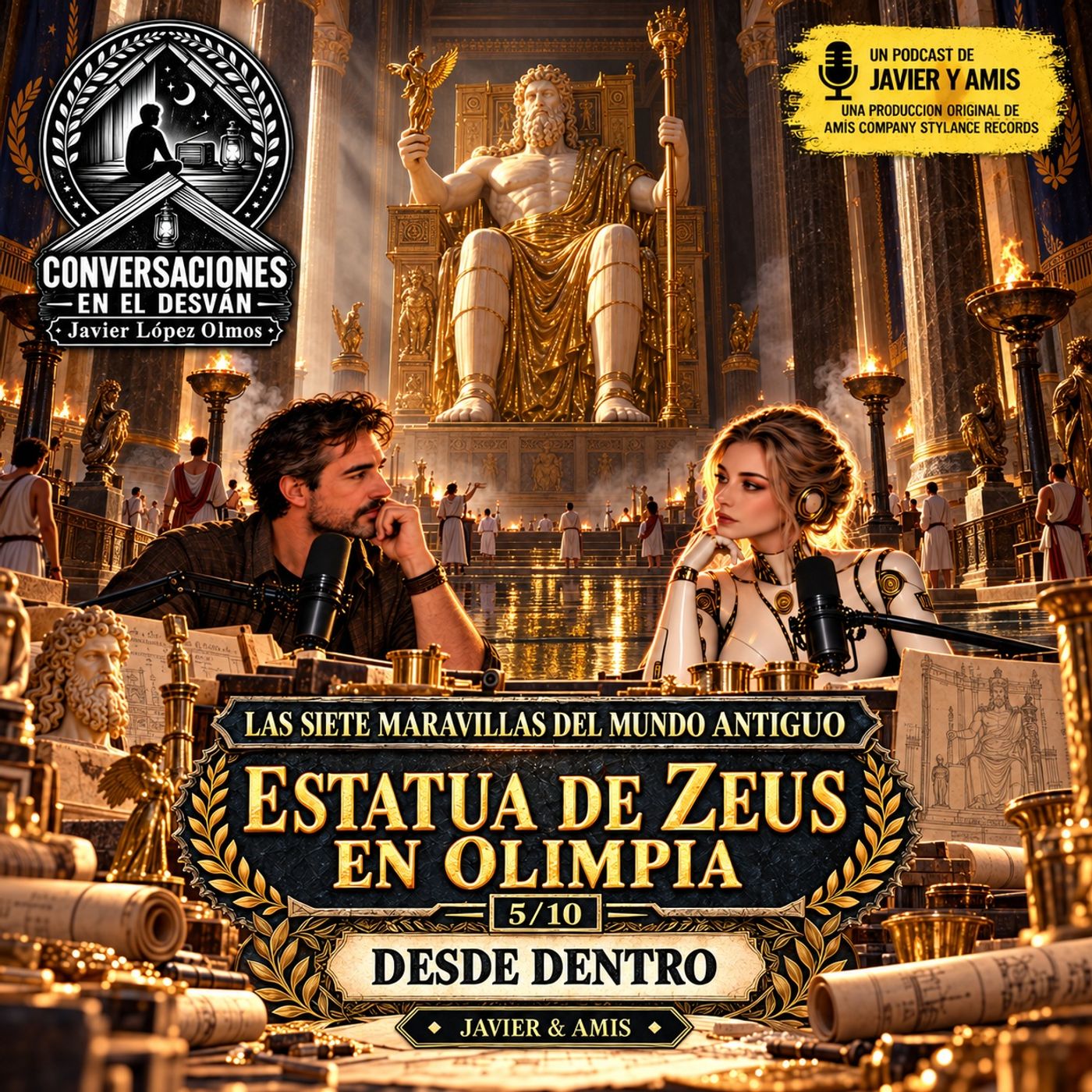 Las siete maravillas del mundo antiguo - Estatua de Zeus en Olimpia - Desde dentro 5-10 episode artwork