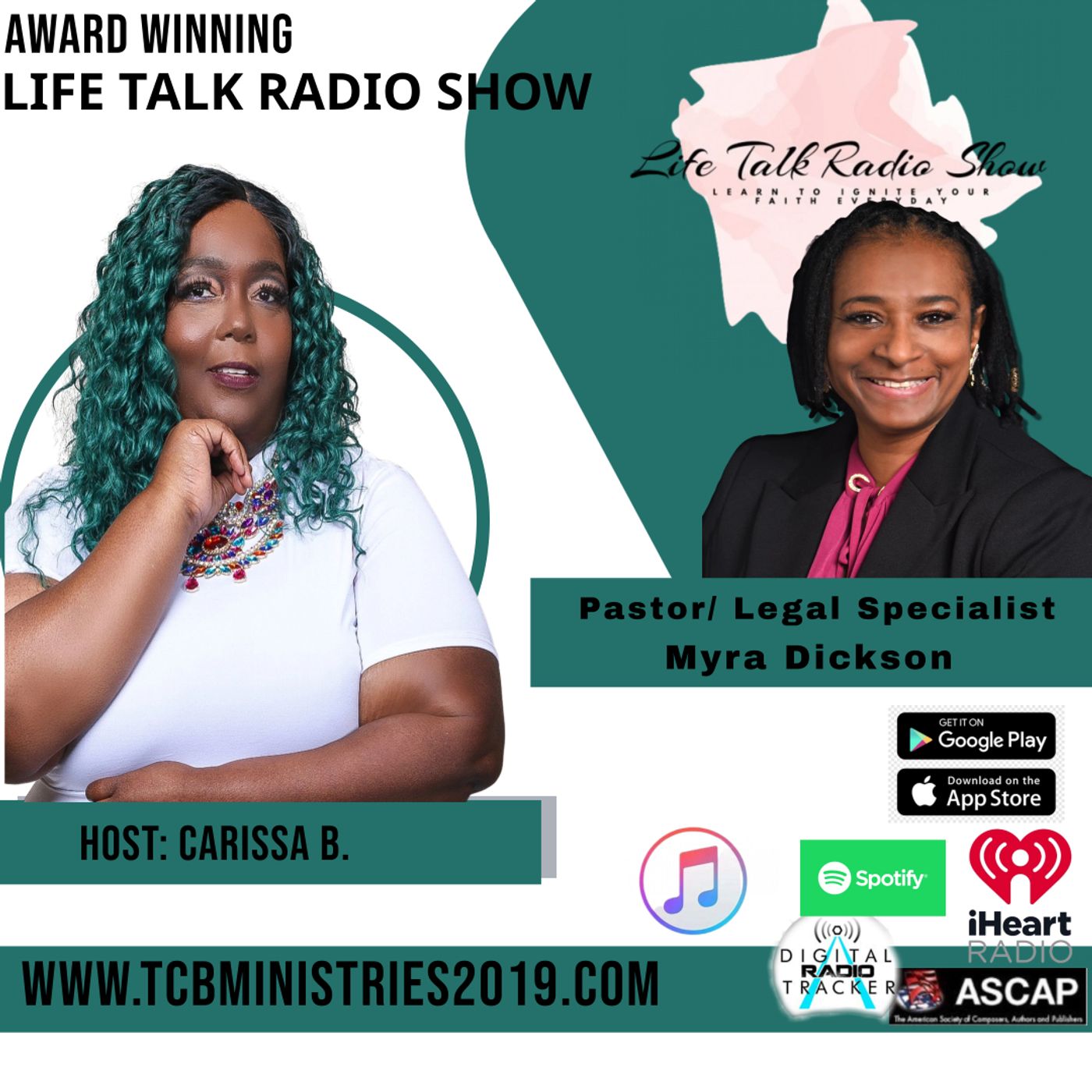LIFE TALK TV SHOW- Myra Dickson