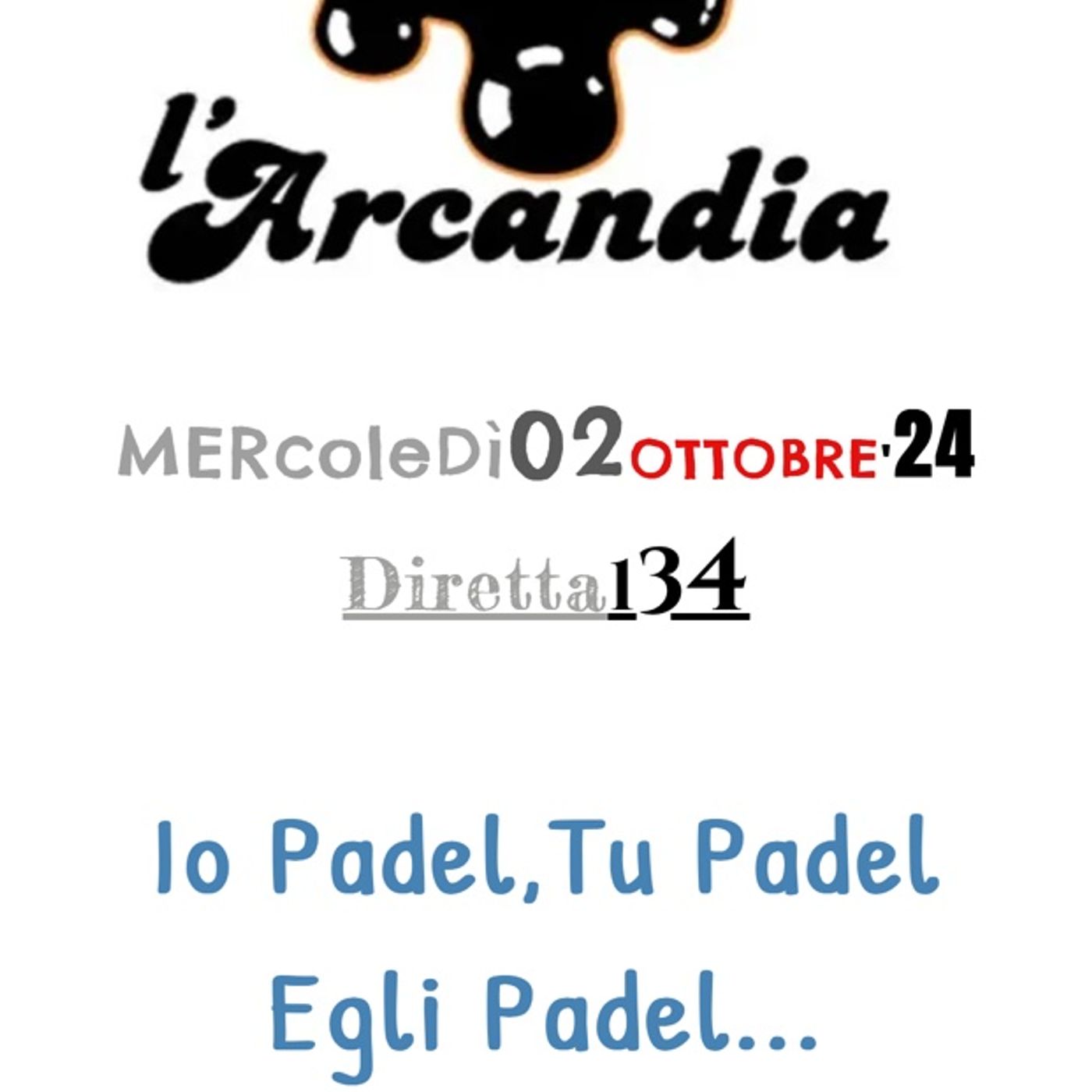 DIRETTA134 IO PADEL, TU PADEL, EGLI PADEL ... episode artwork