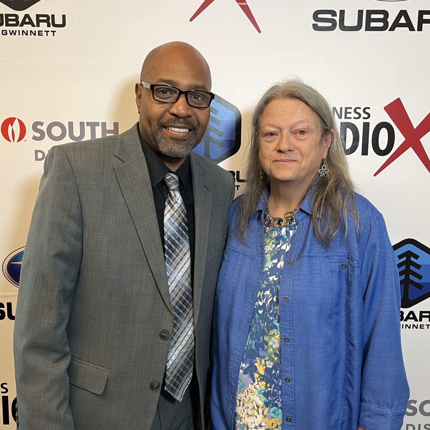 Karen Backus with AARP and John Knight with Floral Hills Funeral Home episode artwork