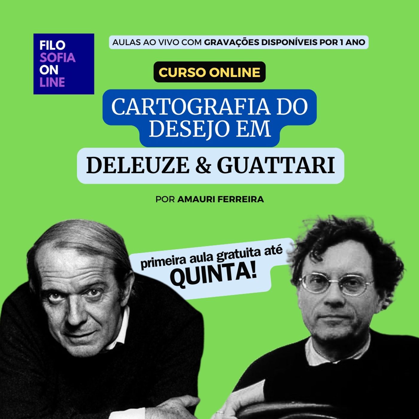 Curso online Deleuze & Guattari | inscrições abertas | áudio disponível até 11/06 episode artwork