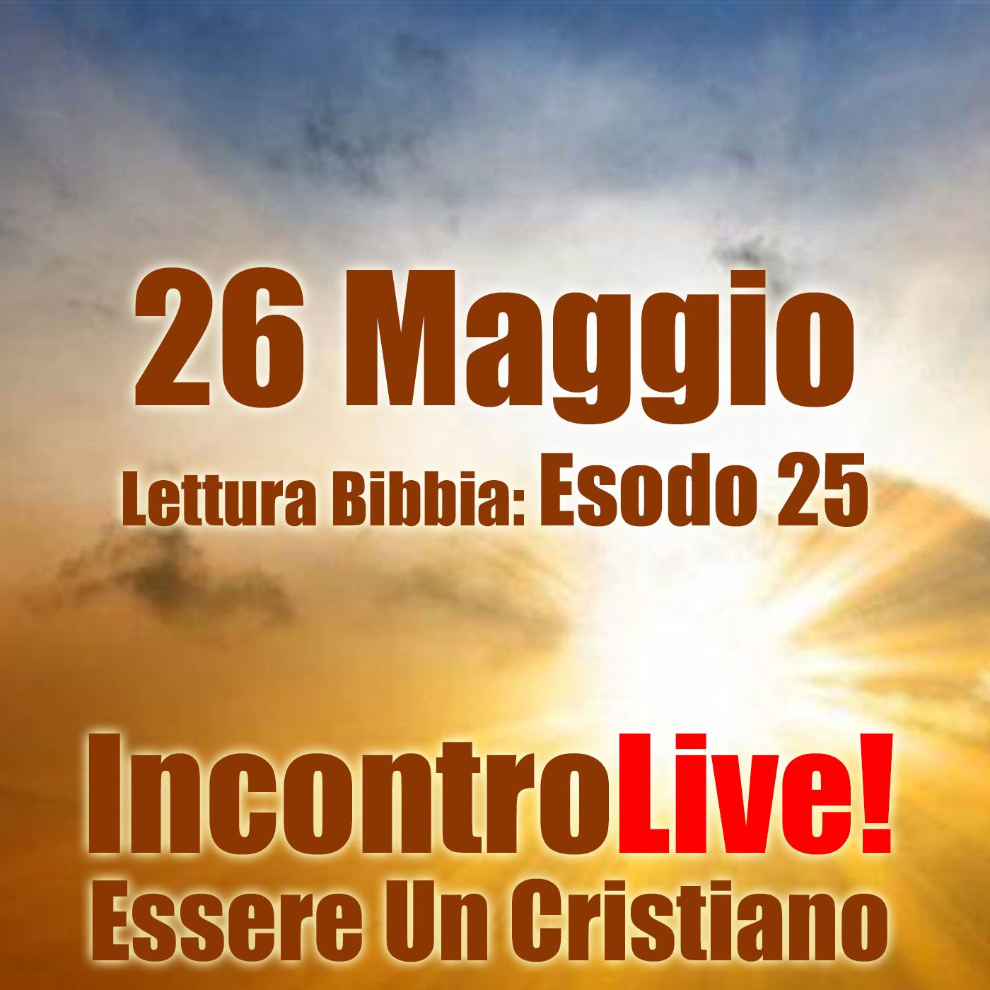 26 Maggio 2024 - Esodo 25