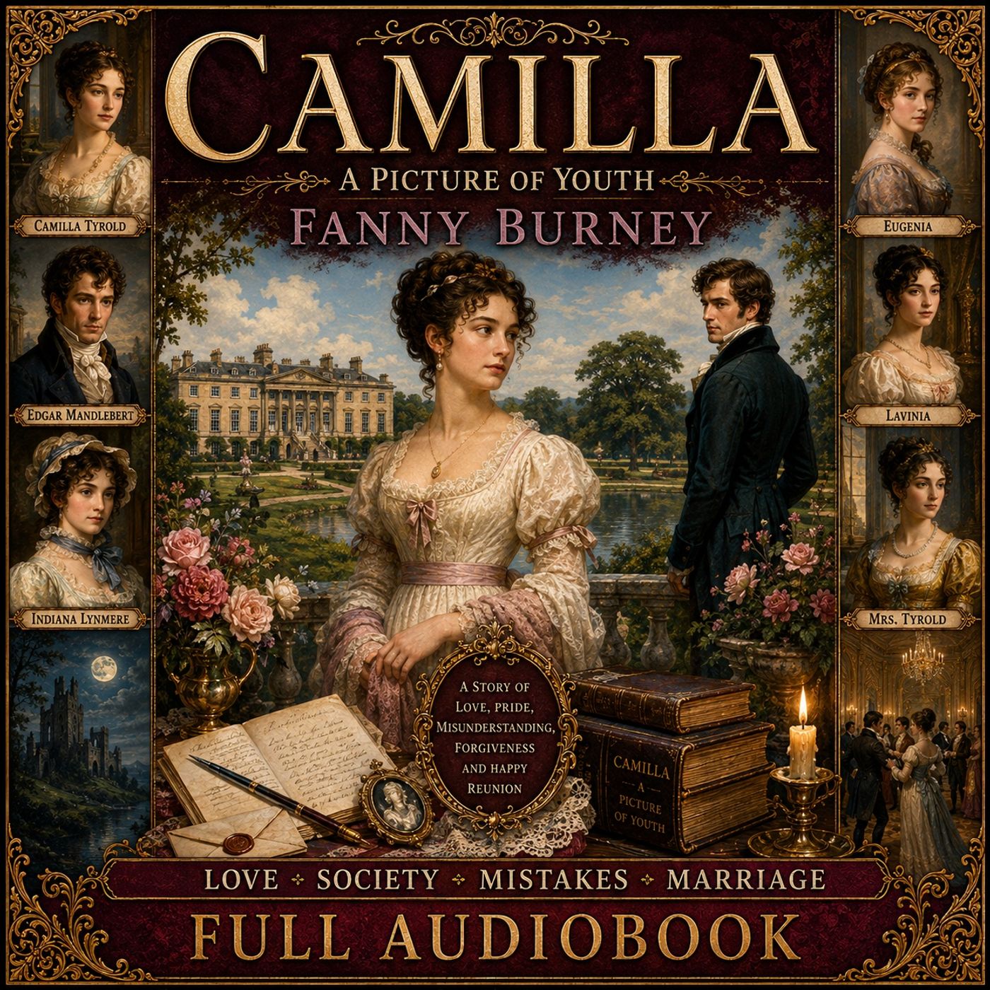 Camilla by Fanny Burney | A Picture of Youth | Georgian Romance & Society | Full Audiobook Part 1