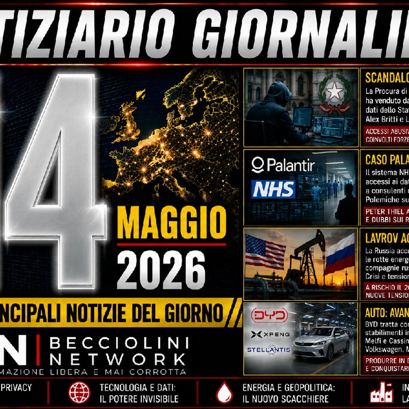 CAPIRE PRIMA DI CREDERE | Notiziario del mattino - dell' 14 Maggio 2026 episode artwork