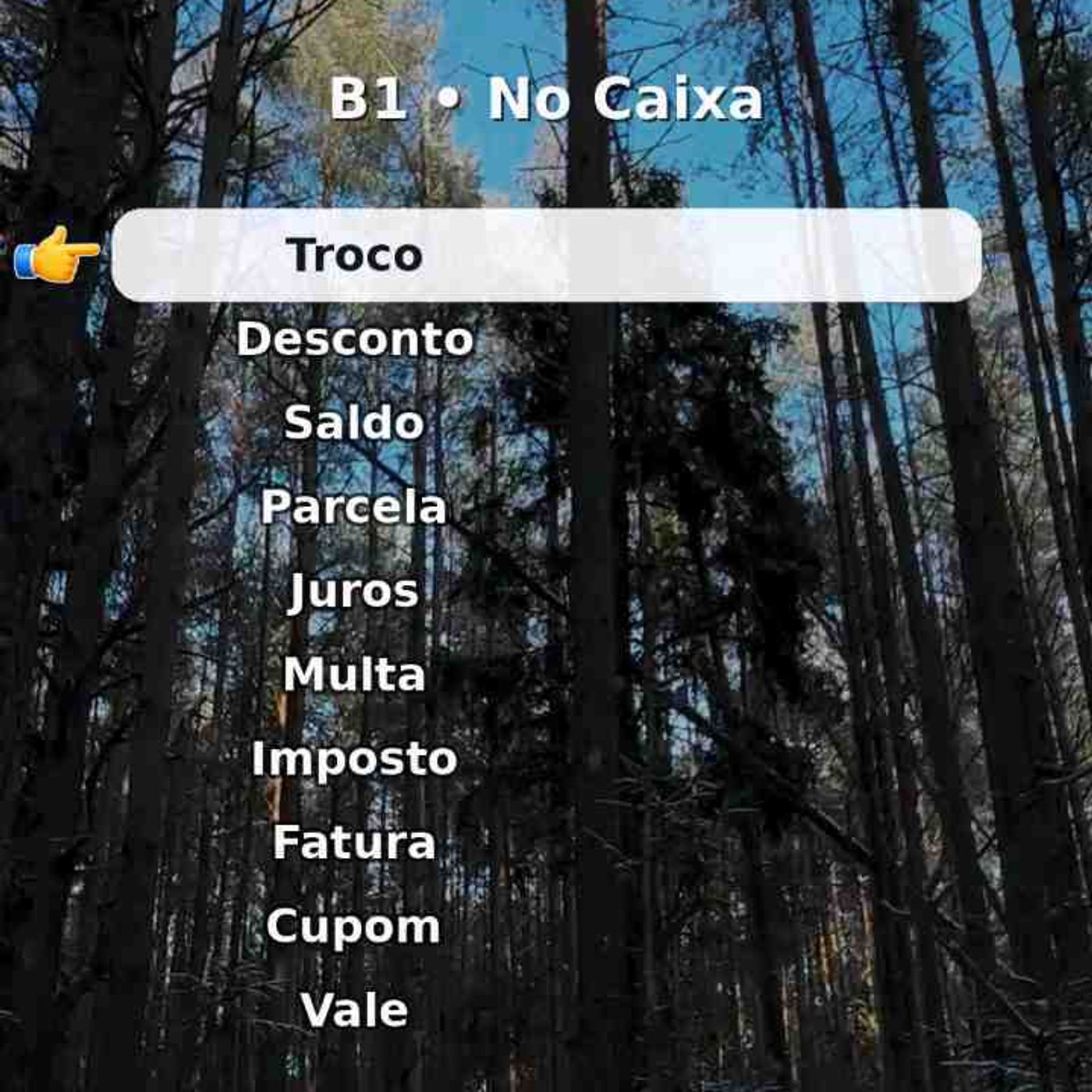 Salve e repita em voz alta_ No Caixa.
