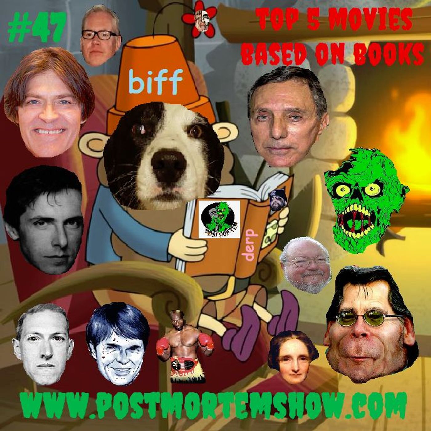 e047 - Biffsterpiece Theater (Top 5 Horror Movies Based on Books)