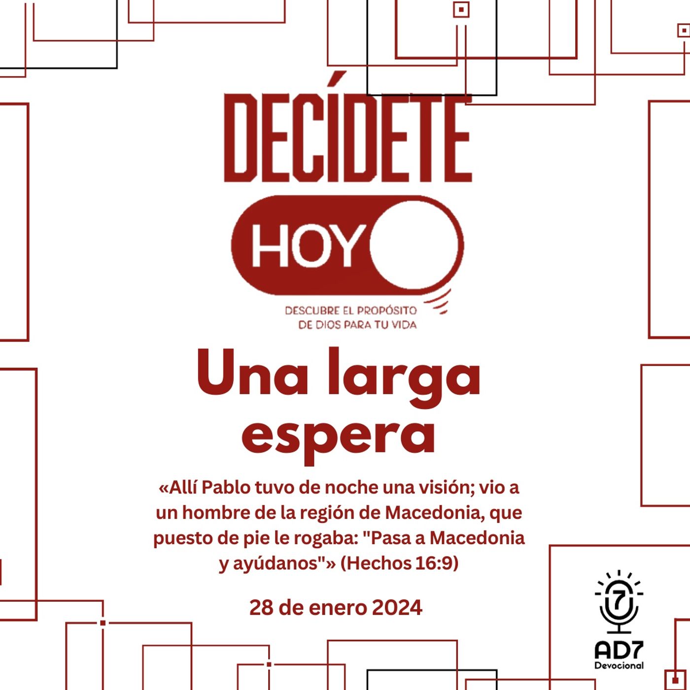 Una larga espera | Devocional de Jóvenes | 28 de enero 2024