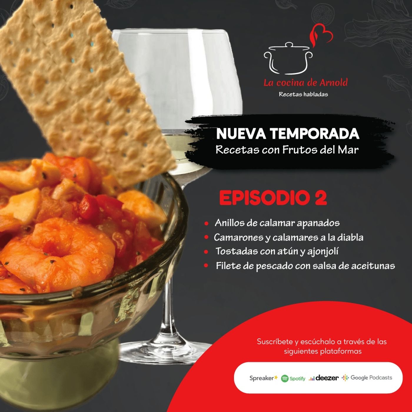 La cocina de Arnold, recetas habladas
