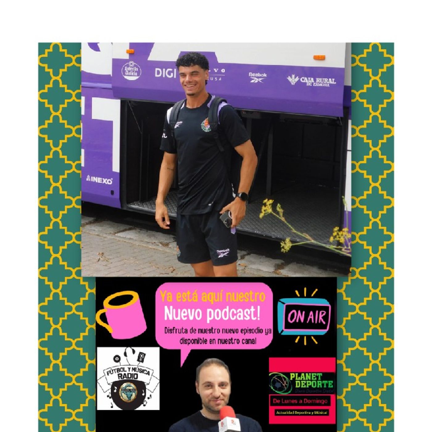 🔉🏟️1174: 3 de los cuatro capitanes del Real Valladolid, son vallisoletanos, Siloe dió el pregón de las fiestas de Valladolid. episode artwork