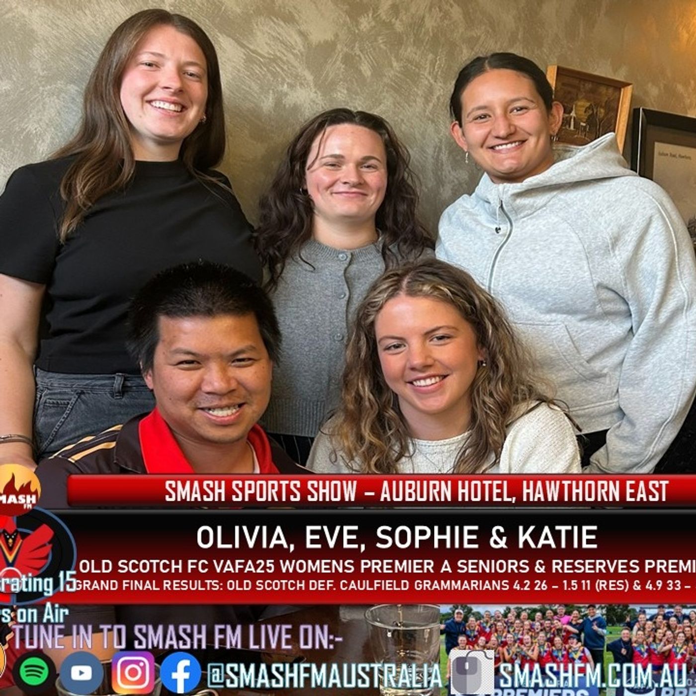 SSS15THYR: Old Scotch FC VAFA25 Premier Womens Senior & Reserves Premiership Interviews 141025