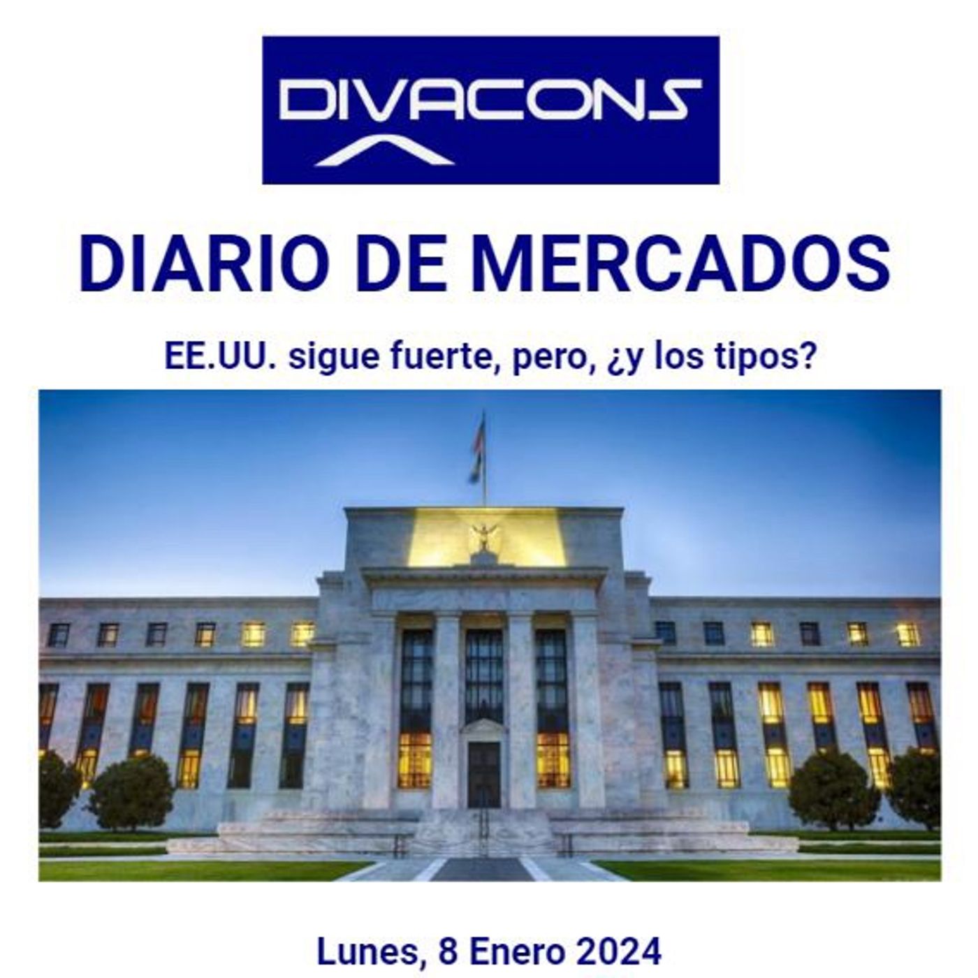 PODCAST en abierto DIARIO DE MERCADOS Lunes 8 enero episode artwork