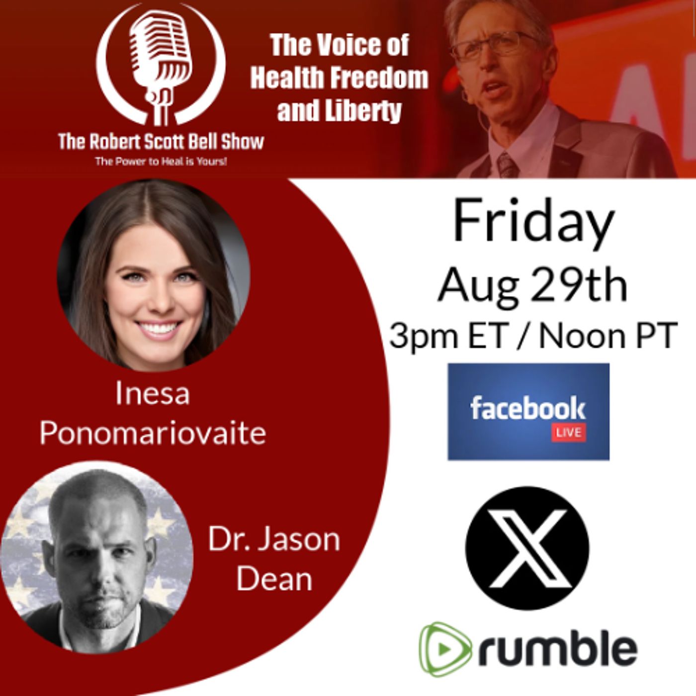 Scientism Exposed, Inesa Ponomariovaite, CBDa Benefits, Dr. Jason Dean, BraveTV, Pharma Cash for MS Doctors - The RSB Show 8-29-25 episode artwork