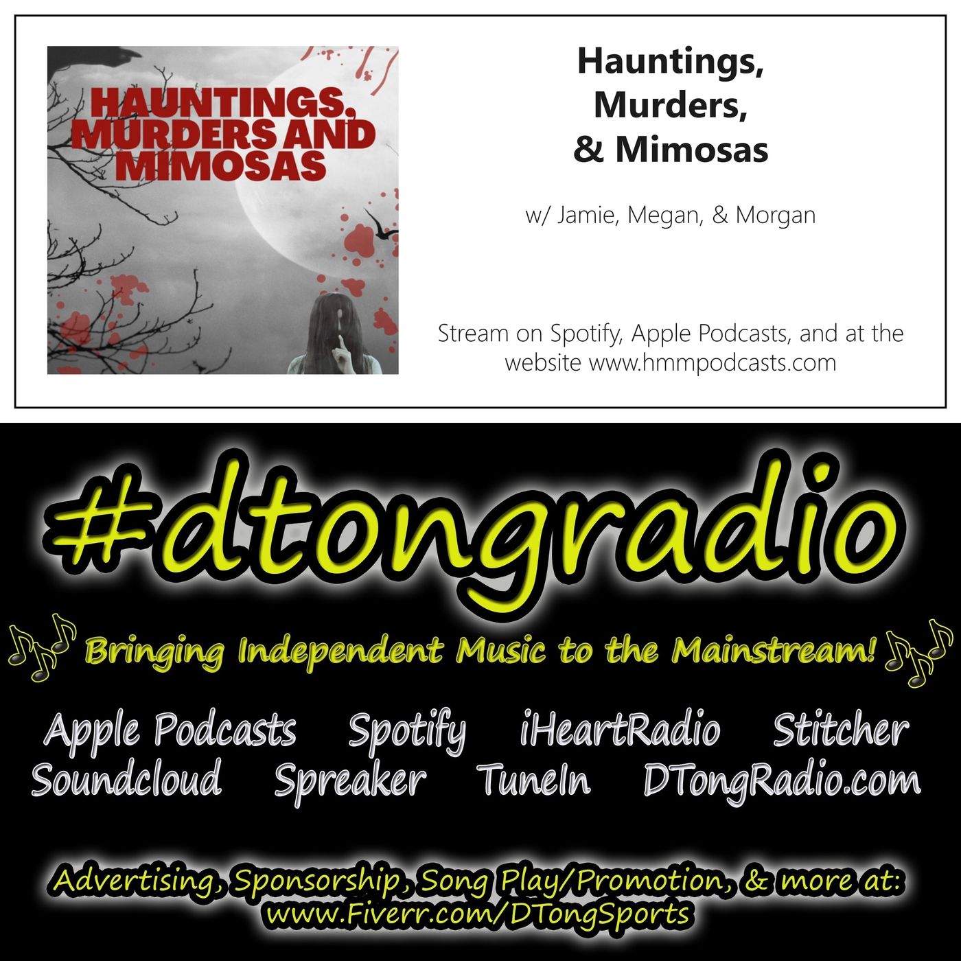 The BEST Indie Music Artists on #dtongradio - Powered by hmmpodcasts.com episode artwork