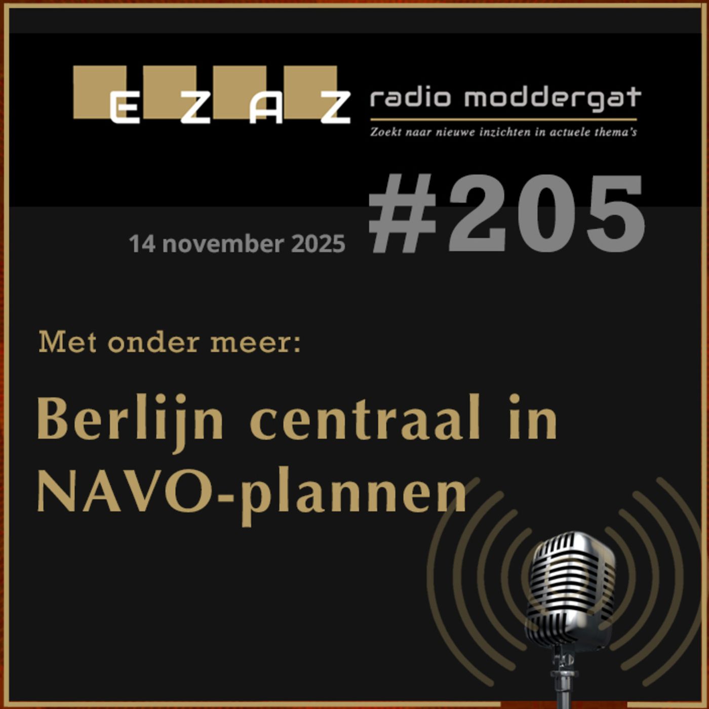 Radio Moddergat #205 - 2025-11-14 episode artwork