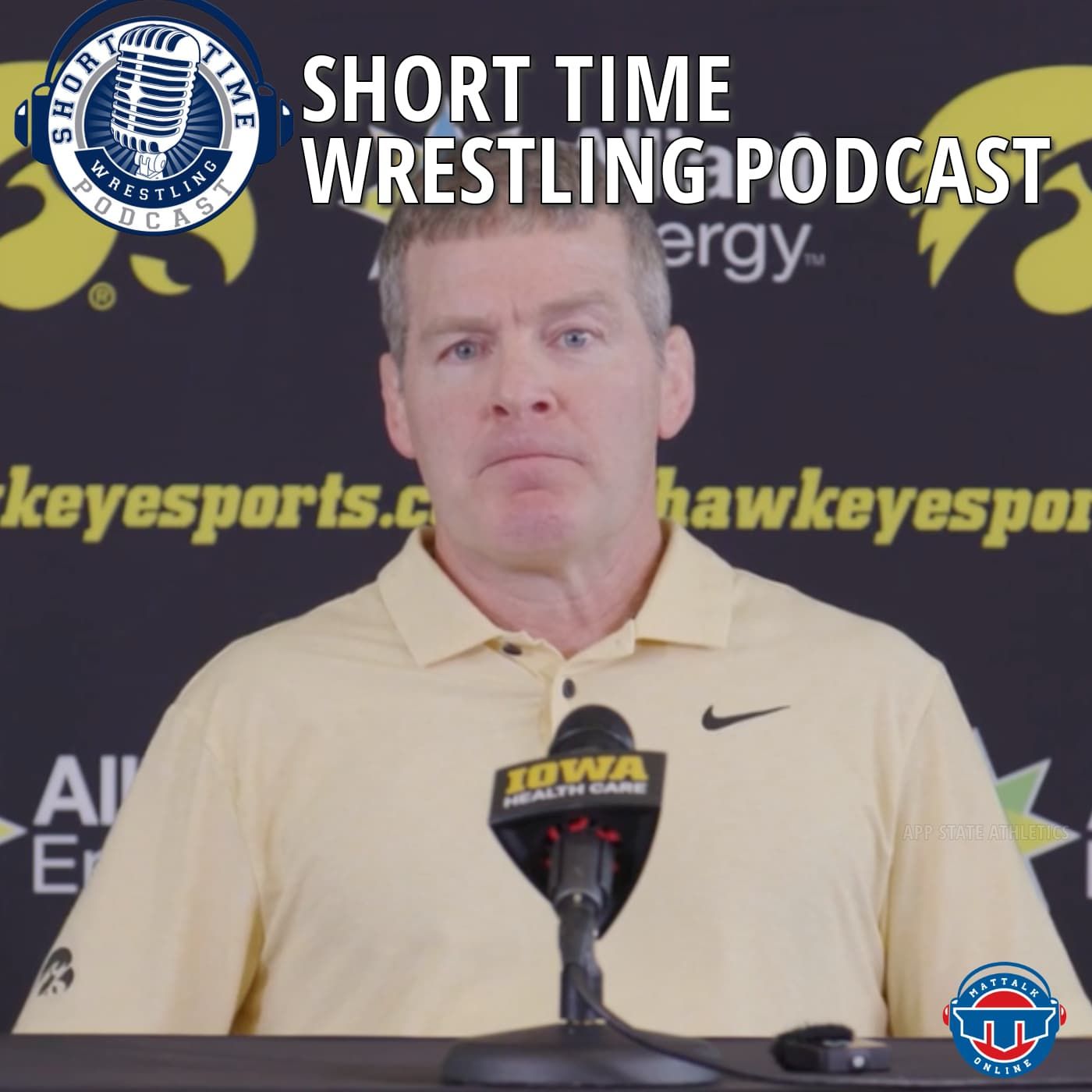 Iowa Men's Wrestling Media Day with coach Tom Brands and eight Hawkeyes