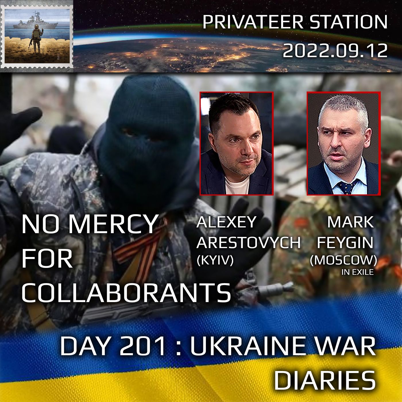 cover of episode War Day 201: Ukraine War Chronicles with Alexey Arestovych & Mark Feygin