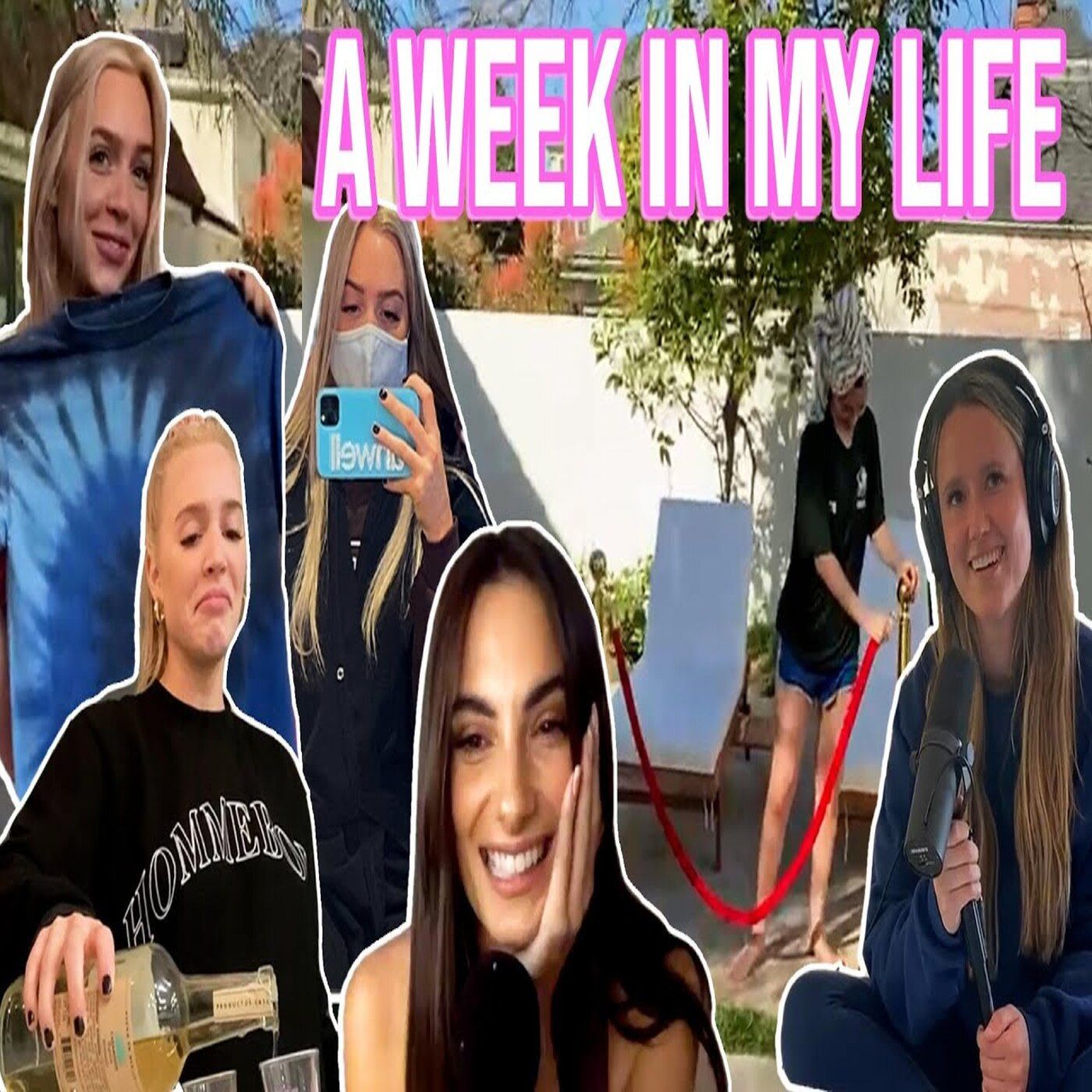 WEEK IN MY LA LIFE  friends visit, podcast drama, dying my hair episode artwork