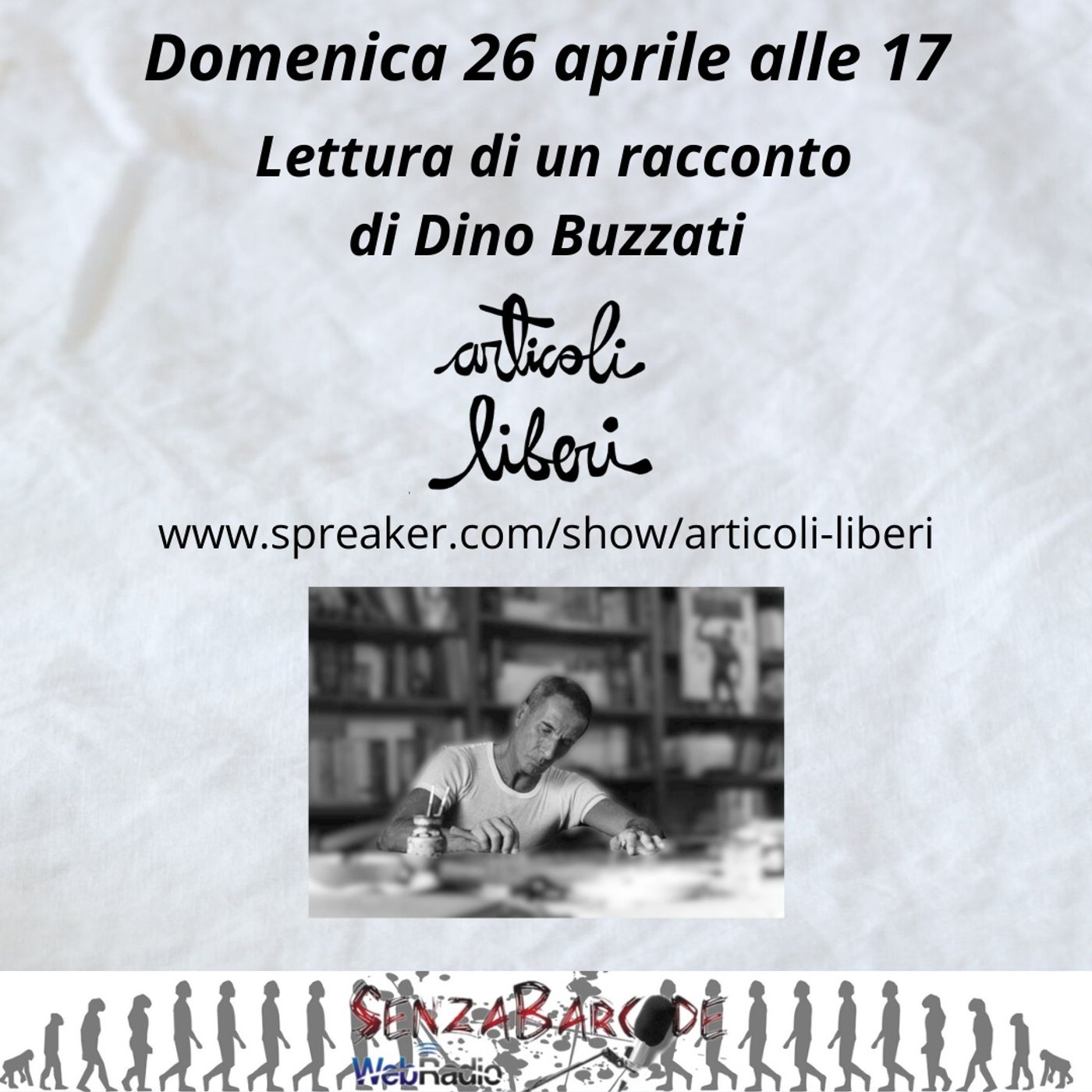 Lettura di un racconto di Dino Buzzati