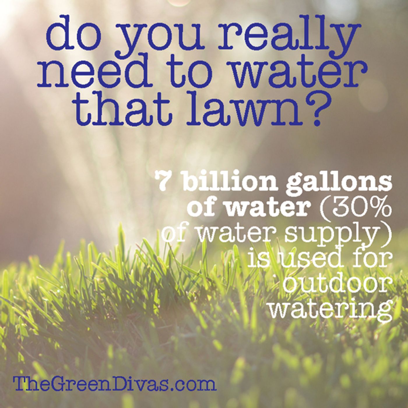 GD What You Can Do: Water Conservation 3
