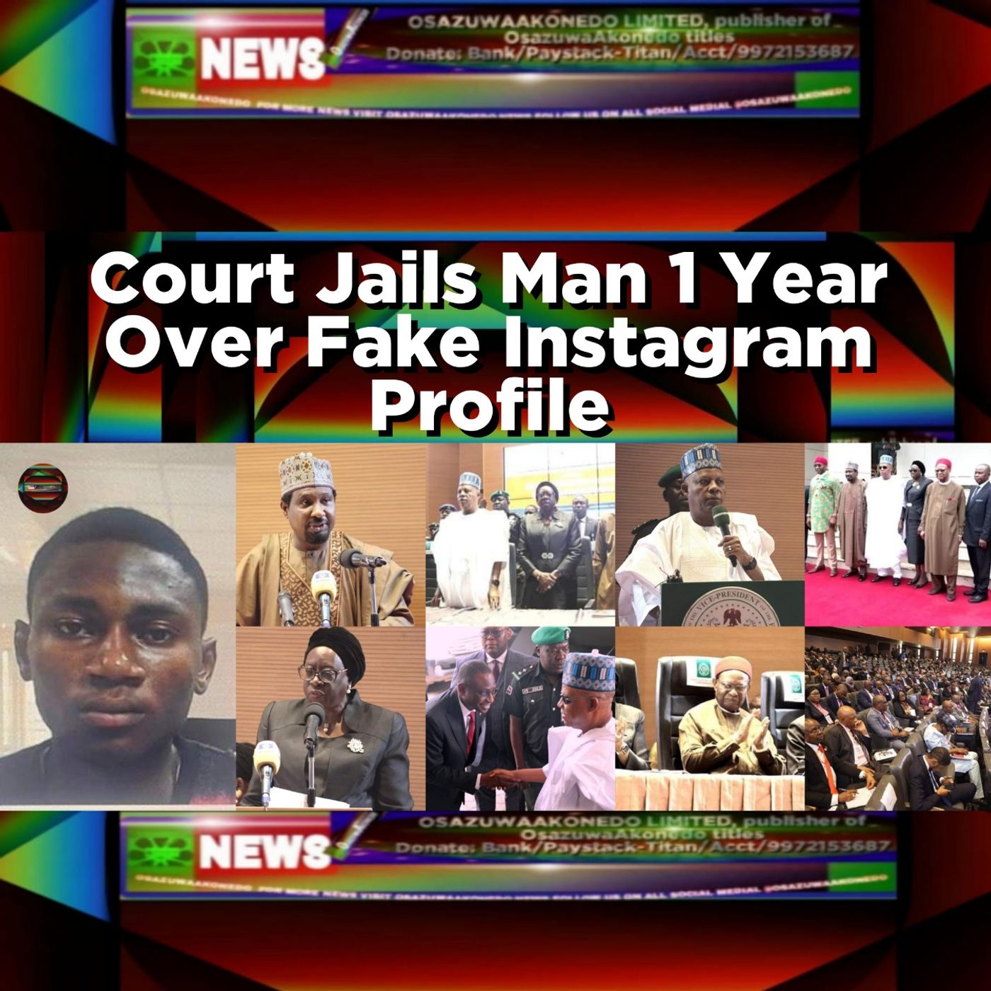 Court Jails Man 1 Year Over Fake Instagram Profile episode artwork