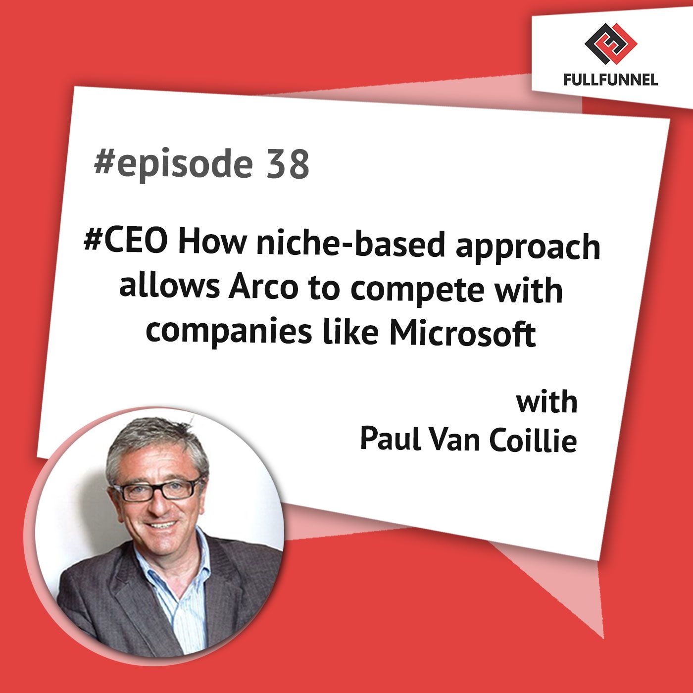 Episode 38. #CEO How niche-based approach allows Arco to compete with companies like Microsoft with Paul Van Coillie