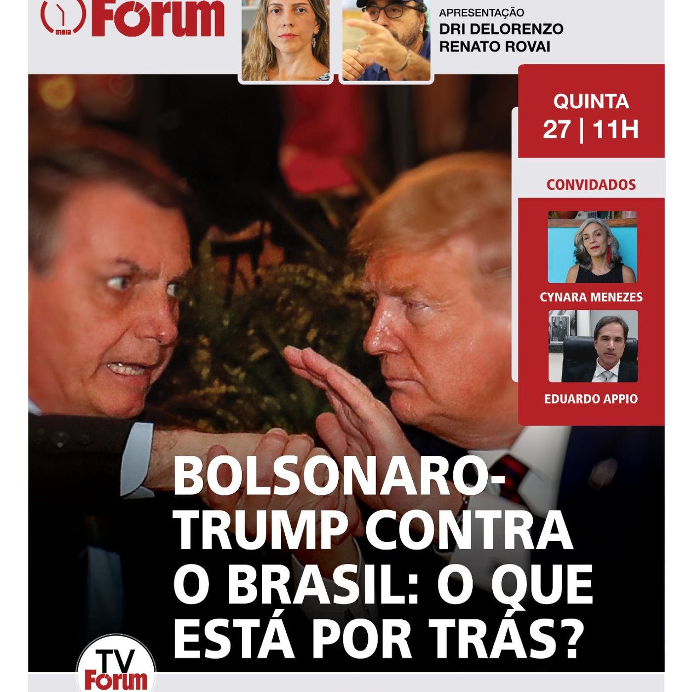 Bolsonaro e Trump querem sanções ao Brasil | Eduardo sem passaporte? | Lula e Tarcísio juntos episode artwork