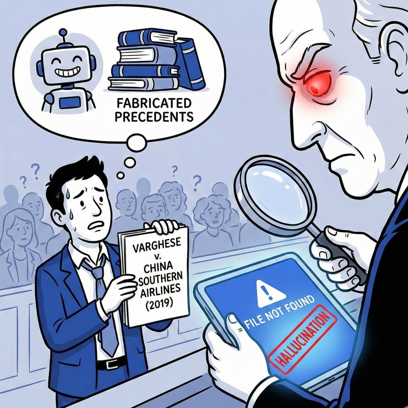 Il caso che non esisteva: il disastro legale e intelligenza artificiale