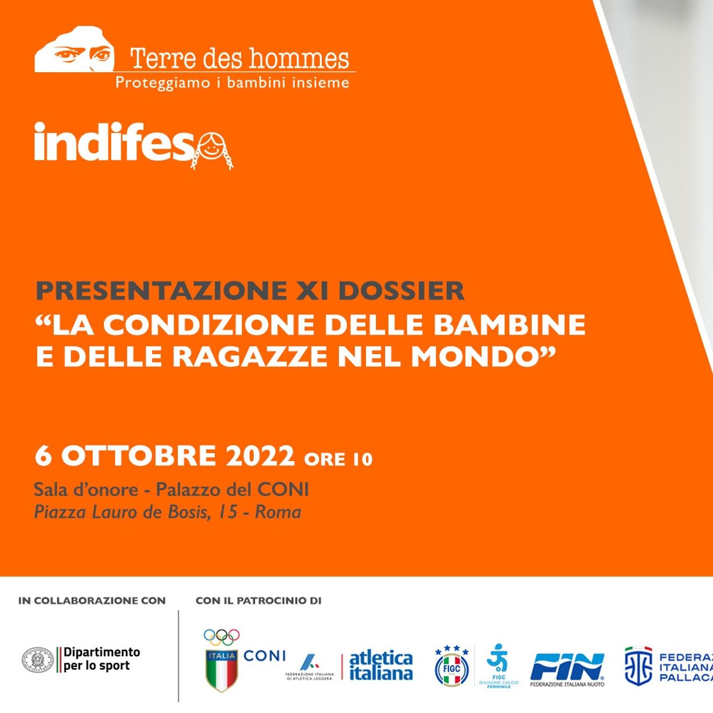Dossier Indifesa, Roma 2022. Interviste