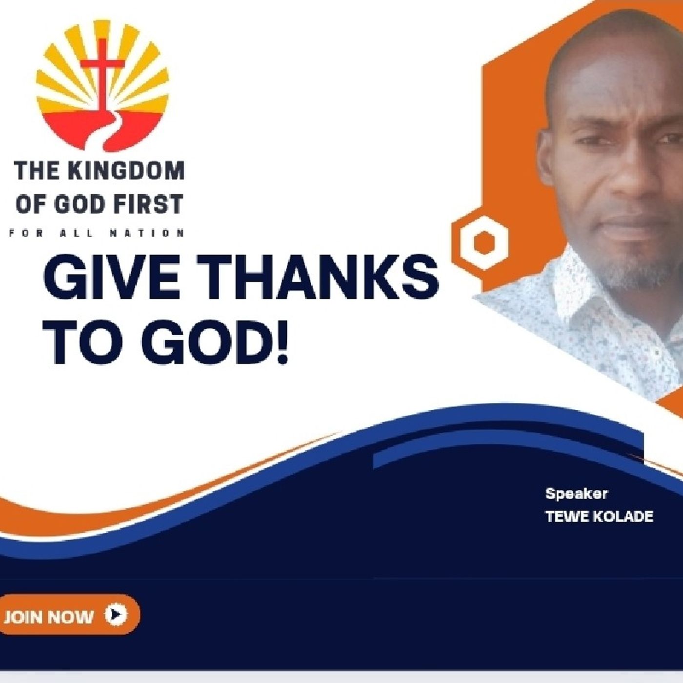 GIVE THANKS TO GOD!