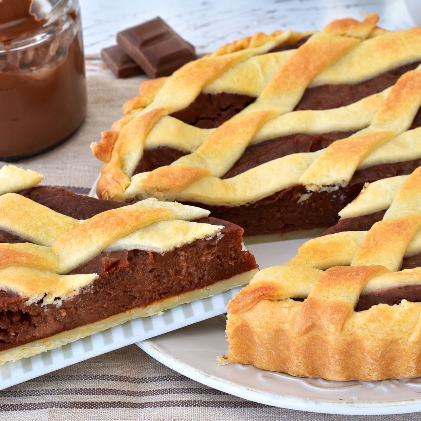 Crostata alla Nutella e Panna