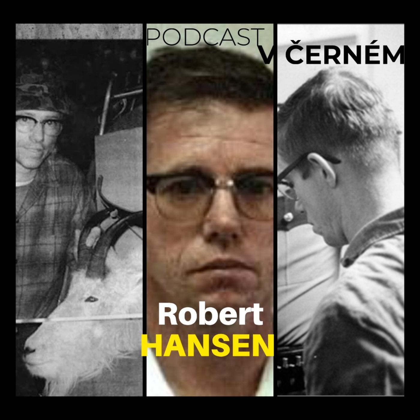 V černém