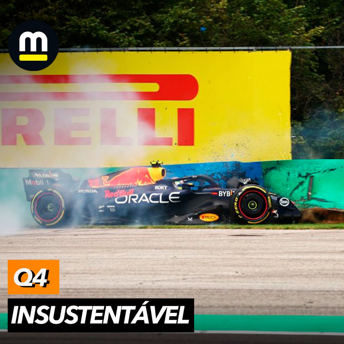 Lando pole e Max 3º na Hungria, com Pancas de Pérez e Tsunoda, Russell eliminado no Q1, chuva e caos episode artwork