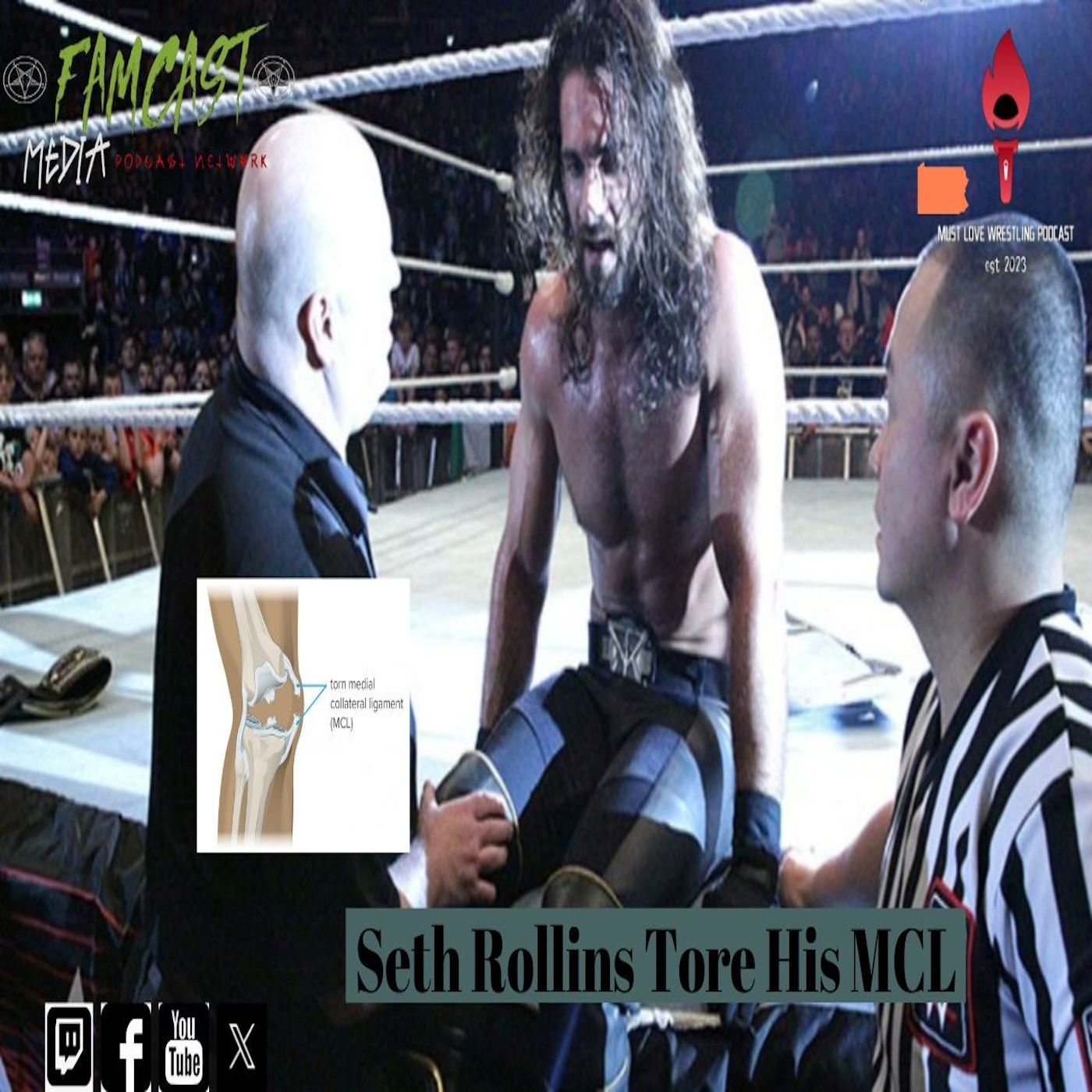 Ep. 87: Seth Rollins Tore His MCL!!! And Hook Went Toe To Toe With Samoa Joe episode artwork