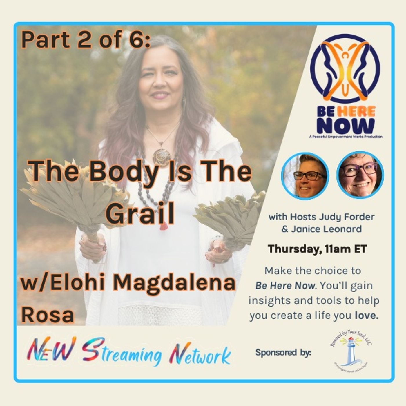 Part 2 of 6 The Body Is The Grail with Elohi Magdalena Rosa episode artwork