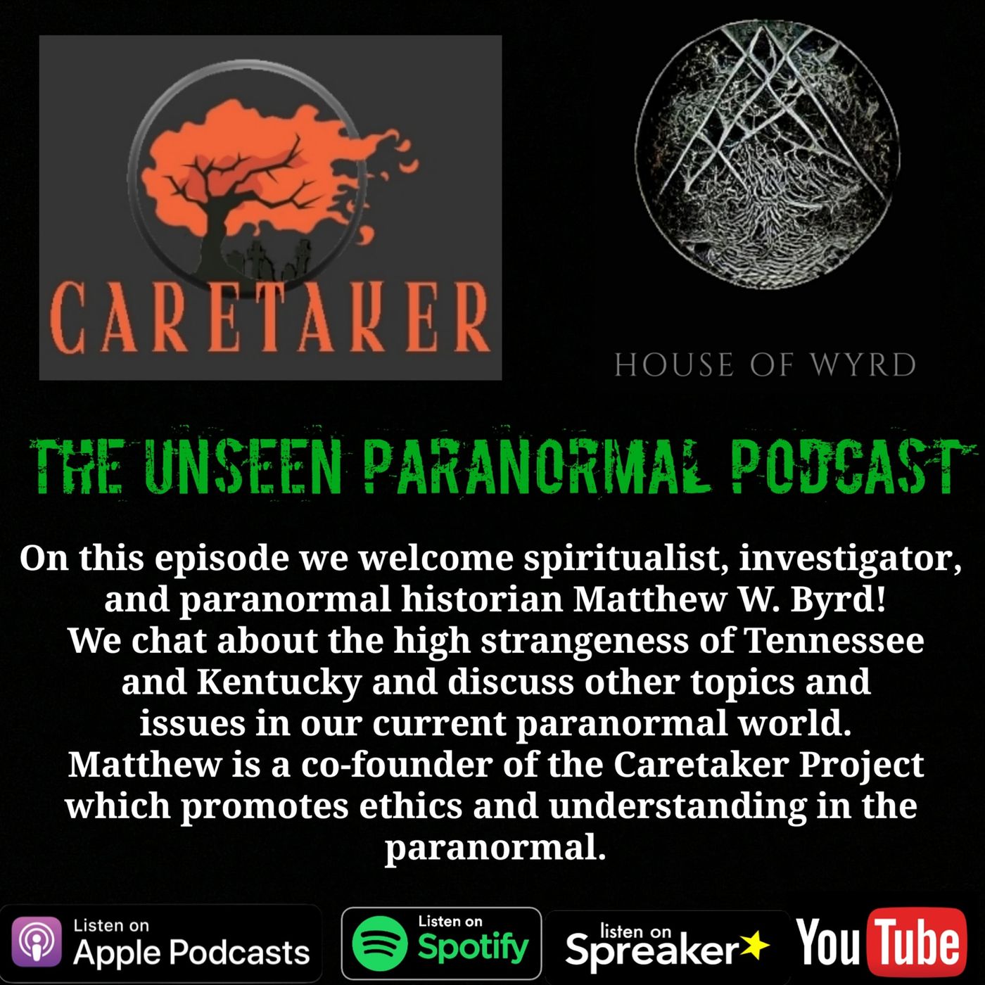 High Strangeness and the Paranormal with Matthew W. Byrd - podcast episode cover